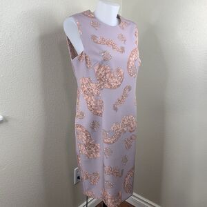 glitter ruffle dress Versace Logo Sequins Sleeveless Mini Dress Pink main image 0